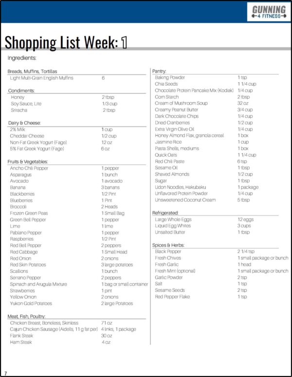 G4FIT 4 WEEK MEAL PLAN GUIDE - Image 6