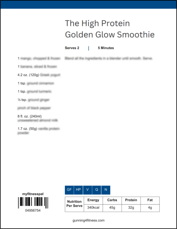 G4FIT SMOOTHIES RECIPE PACK - Image 2